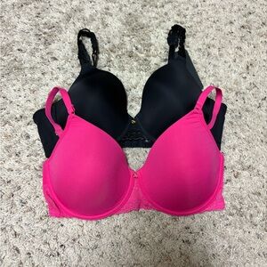 Natori Black and Pink bra bundle